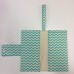 Nappy Wallet - Chevron - Aqua Nappy Wallet - Chevron - Aqua